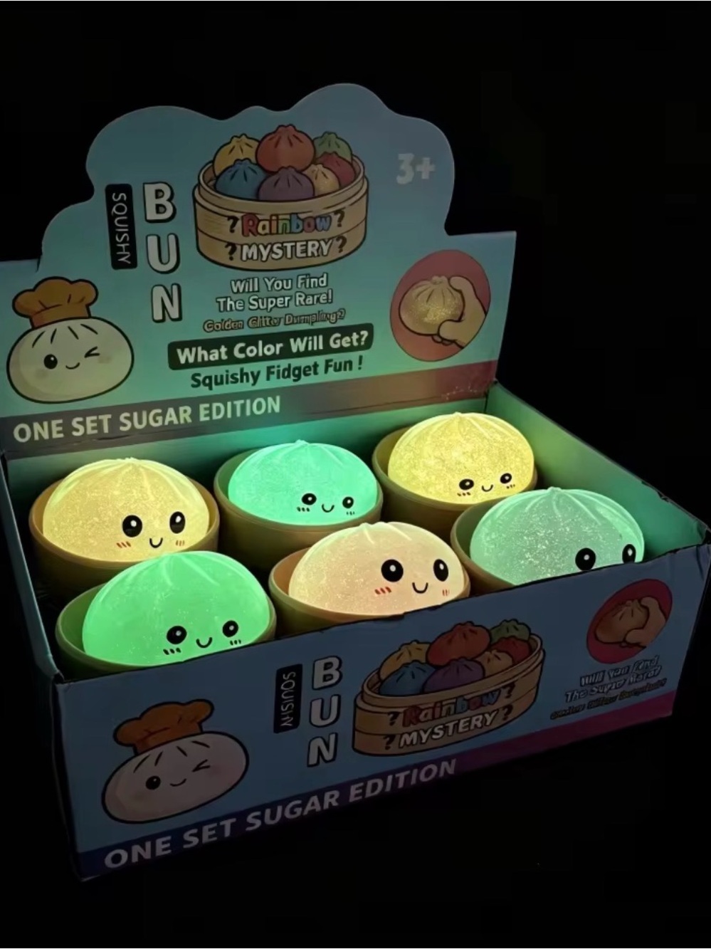 Set of 12 with display box Mystery Edition SoftGlow unopened
